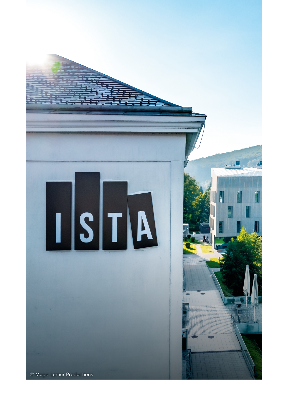 Aussenansicht des ISTA-Gebäudes