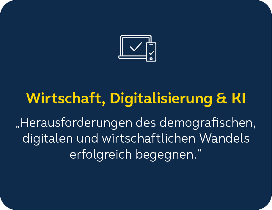 Wirtschaft, Digitalisierung und KI