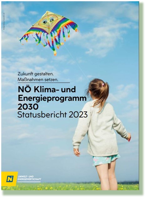 Cover NÖ Klima- und Energieprogramm 2030 Statusbericht 2023