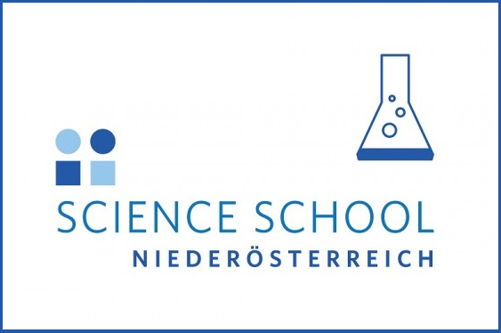 Schriftzug Science School Niederösterreich
